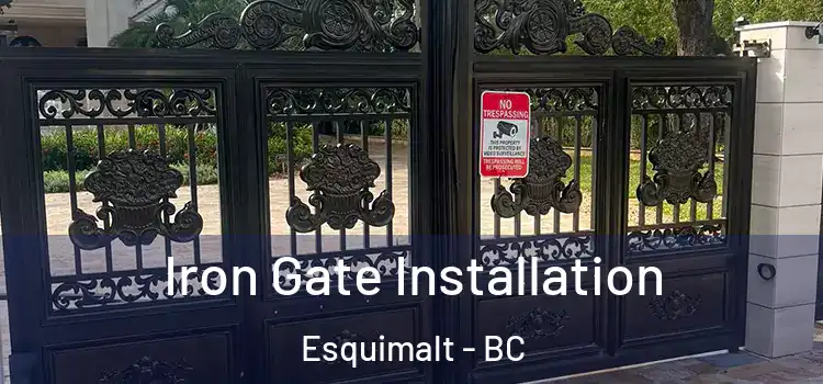 Iron Gate Installation Esquimalt - BC