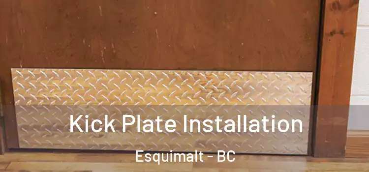 Kick Plate Installation Esquimalt - BC